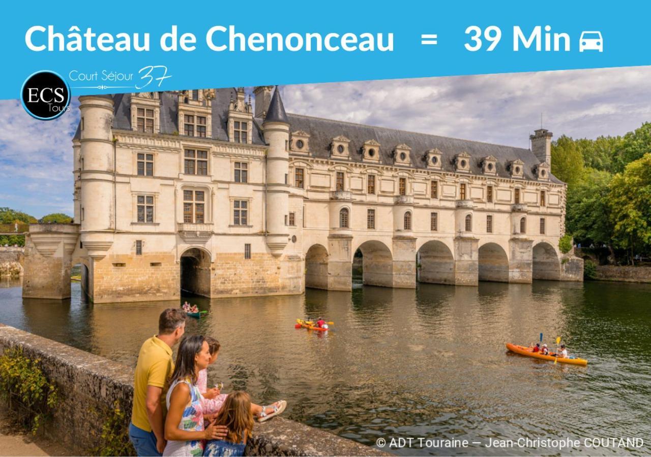 Le 6Eme Ciel De Gutenberg - Climatise Tours Exterior foto